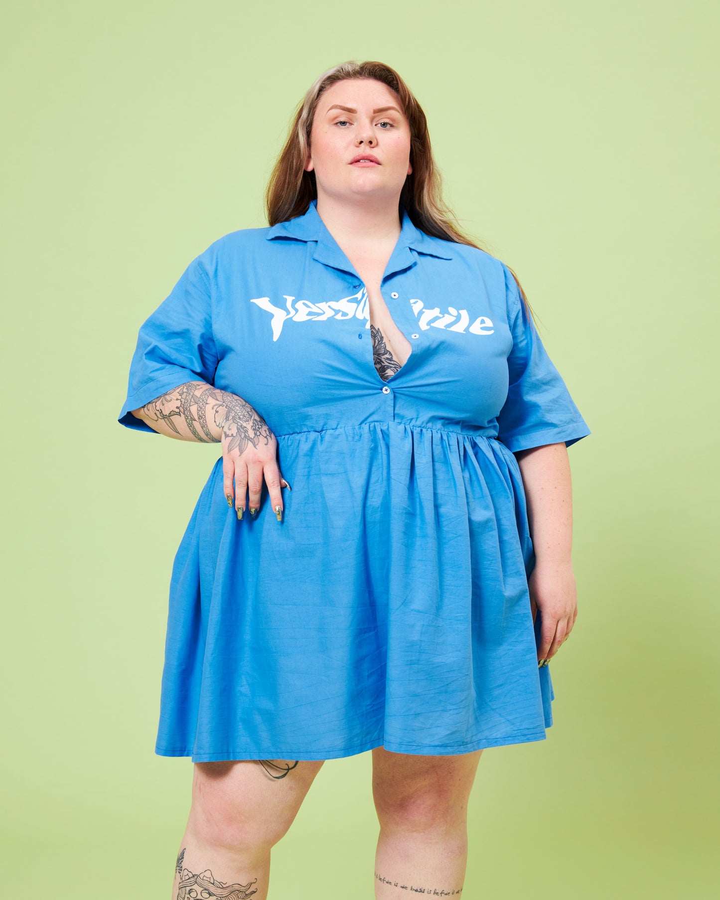 Logo Shirt Dress