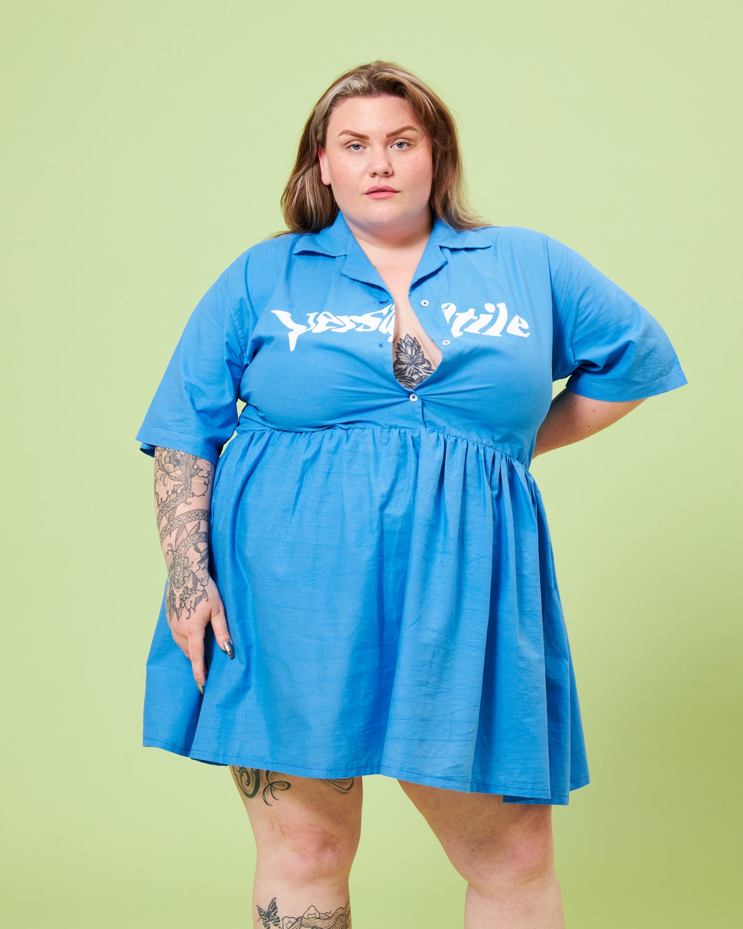 Logo Shirt Dress