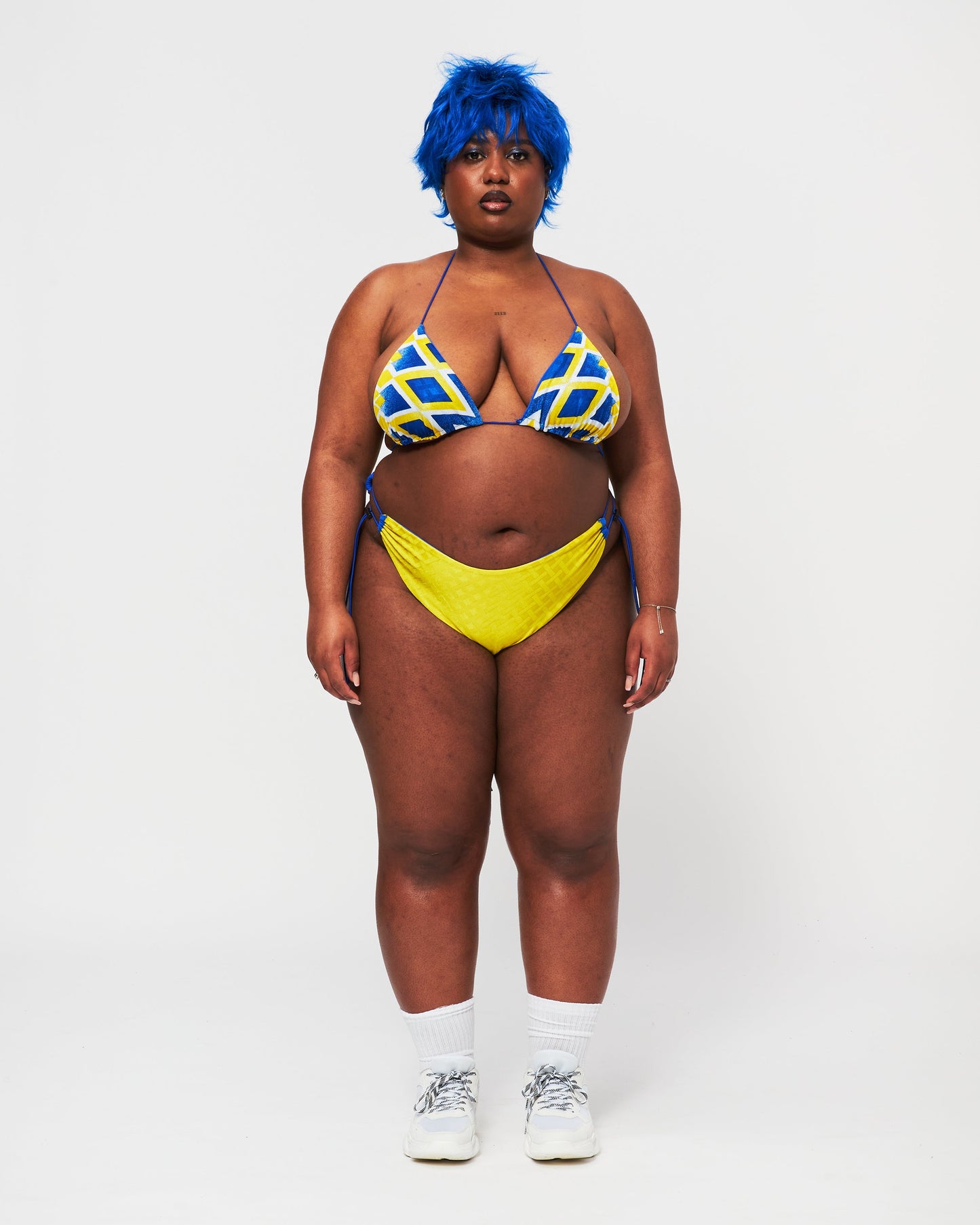 Soccer Bikini Top (Size 3) #002