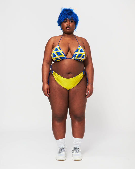 Soccer Bikini Top (Size 3) #002