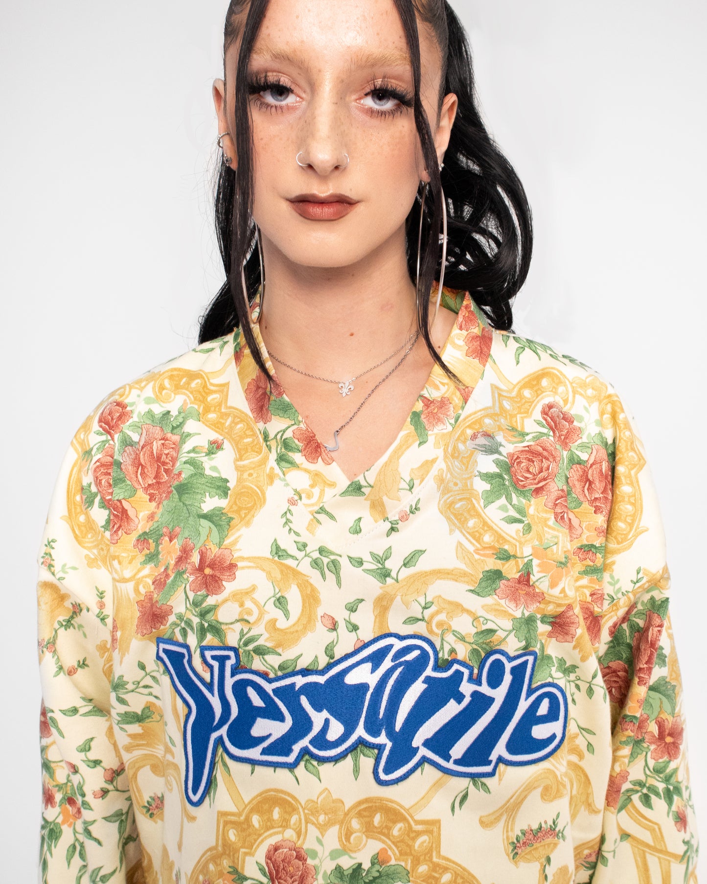 Crop Curtain Soccer Jersey