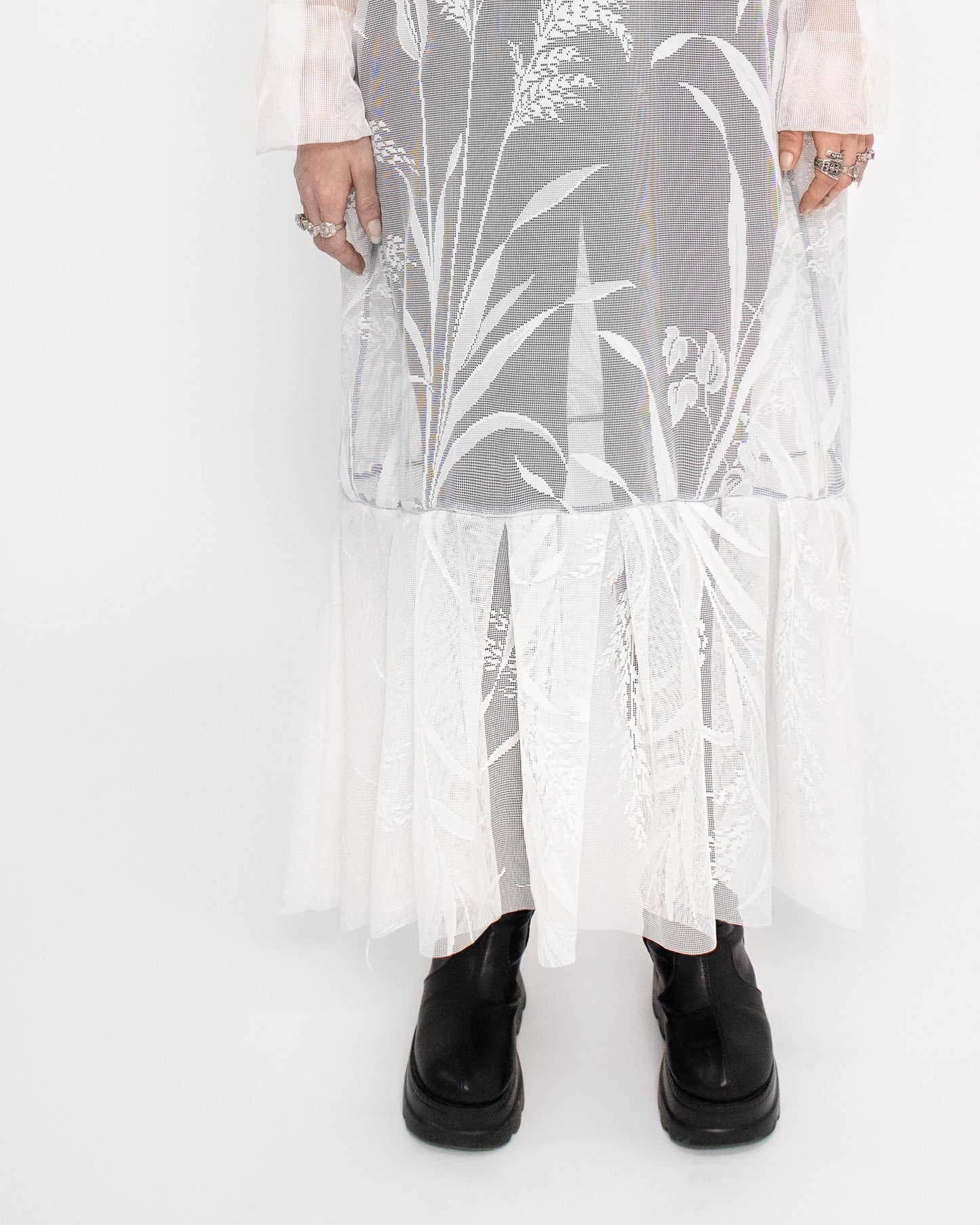Lace Soccer Jersey Dress