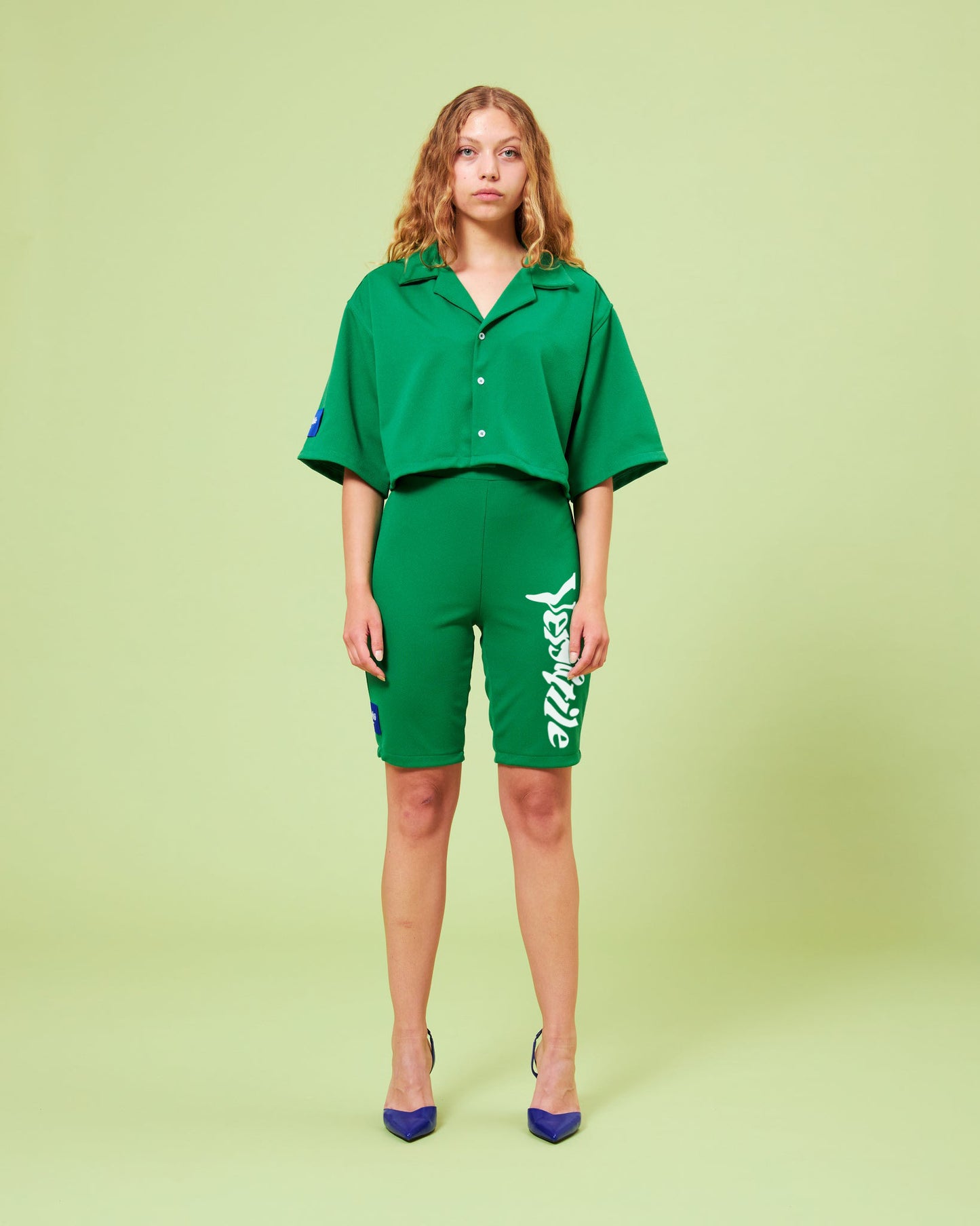 Green Cycling Shorts